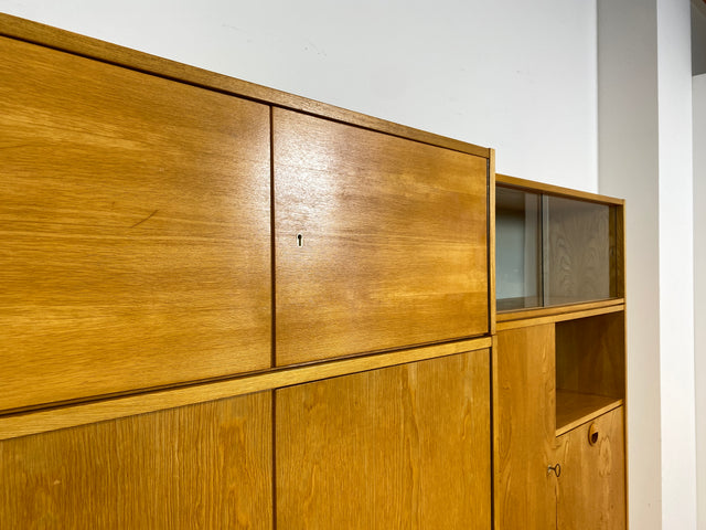 WMK I Kultiges modulares Designer Regalsystem 430 von Joachim Nebelung für VEB Hellerau I Regal Bücherregal Bücherschrank Regalwand Stringregal Sideboard Vitrine Mid-Century Vintage DDR 60er 70er