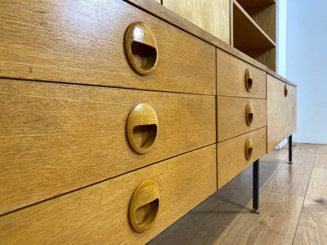 WMK I Kultiges modulares Designer Regalsystem 430 von Joachim Nebelung für VEB Hellerau I Regal Bücherregal Bücherschrank Regalwand Stringregal Sideboard Vitrine Mid-Century Vintage DDR 60er 70er (Copy)