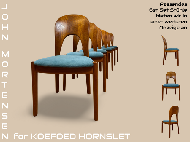 WMK # Hochwertiger & sehr gut erhaltener ausziehbarer skandinavischer Mid-Century Designertisch by Preben Schou Andersen in massivem Teakholz # runder Tisch Esstisch Dining Table Danish Design Vintage