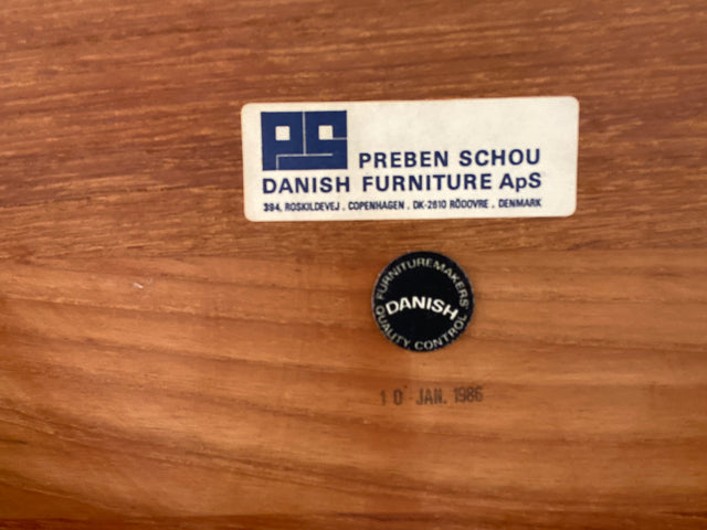 WMK # Hochwertiger & sehr gut erhaltener ausziehbarer skandinavischer Mid-Century Designertisch by Preben Schou Andersen in massivem Teakholz # runder Tisch Esstisch Dining Table Danish Design Vintage