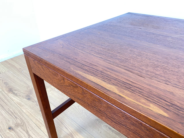 WMK I Stilvoller skandinavischer Mid-Century 2-in-1 Designer Couchtisch von Borge Mogensen für Fredericia Stolefabrik aus Teakholz I Wohnzimmertisch Satztisch Beistelltisch Danish Design Teak Vintage