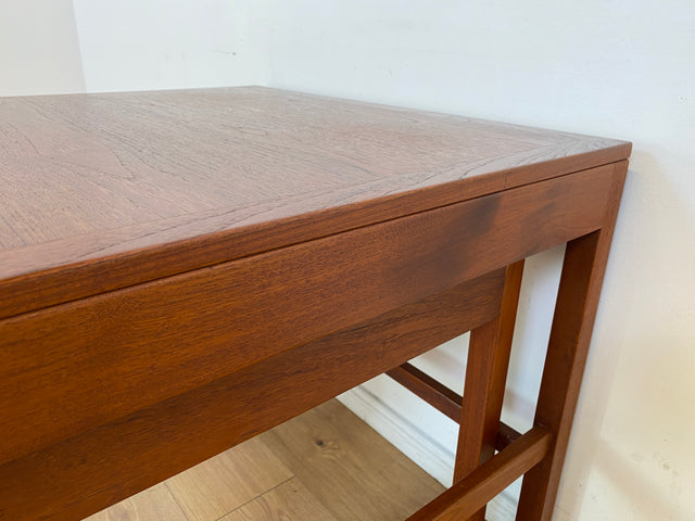 WMK I Stilvoller skandinavischer Mid-Century 2-in-1 Designer Couchtisch von Borge Mogensen für Fredericia Stolefabrik aus Teakholz I Wohnzimmertisch Satztisch Beistelltisch Danish Design Teak Vintage