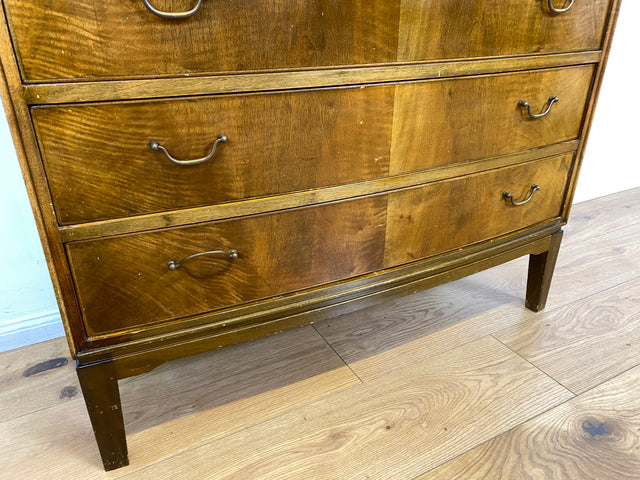 WMK I Sehr schöner skandinavischer Mid-Century Sekretär aus vollem Holz mit Schubladen und fester Schreibplatte I Schreibschrank Desk Schreibtisch Kommode Schubladenkommode Vintage Berlin Köln München