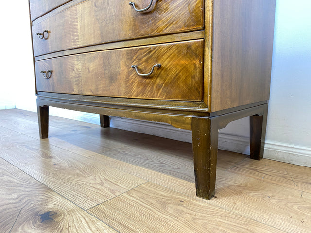WMK I Sehr schöner skandinavischer Mid-Century Sekretär aus vollem Holz mit Schubladen und fester Schreibplatte I Schreibschrank Desk Schreibtisch Kommode Schubladenkommode Vintage Berlin Köln München