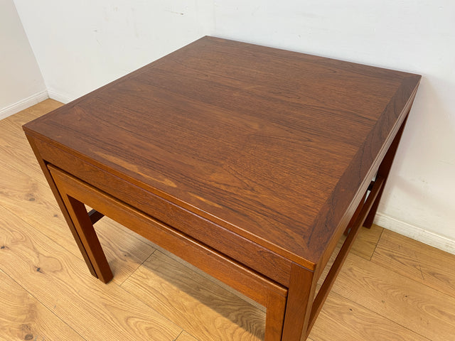 WMK I Stilvoller skandinavischer Mid-Century 2-in-1 Designer Couchtisch von Borge Mogensen für Fredericia Stolefabrik aus Teakholz I Wohnzimmertisch Satztisch Beistelltisch Danish Design Teak Vintage