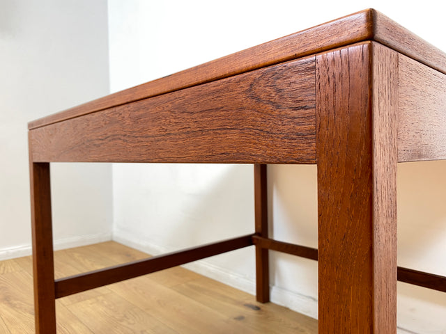 WMK I Stilvoller skandinavischer Mid-Century 2-in-1 Designer Couchtisch von Borge Mogensen für Fredericia Stolefabrik aus Teakholz I Wohnzimmertisch Satztisch Beistelltisch Danish Design Teak Vintage