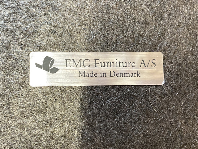 WMK I Set aus 6 hochwertigen skandinavischen Designer Stühlen I EMC Furniture I Teakholz massiv I naturbeiger Originalbezug I Dining Chairs Armlehnen Esszimmer Danish Design Mid-Century Vintage Teak