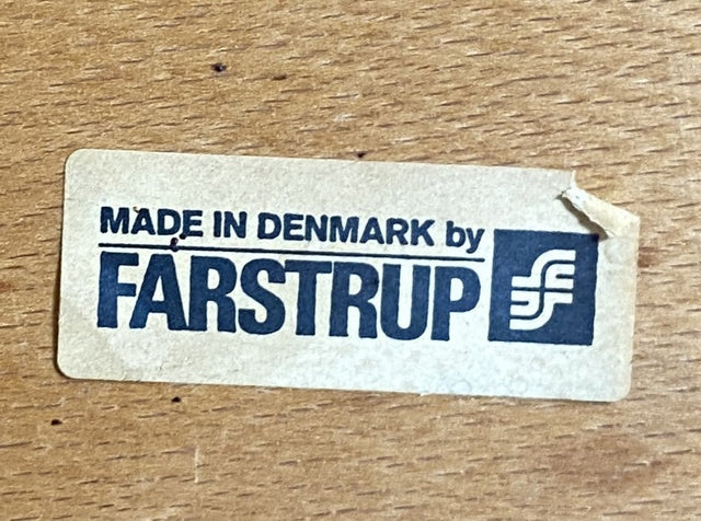 WMK I Set aus 6 stilvollen skandinavischen Mid-Century Designer Stühlen von Farstrup I Teakholz Rahmen & Wollbezug I Stühle Chairs Esszimmer Küchen Holz Danish Design Vintage Berlin Leipzig Rostock