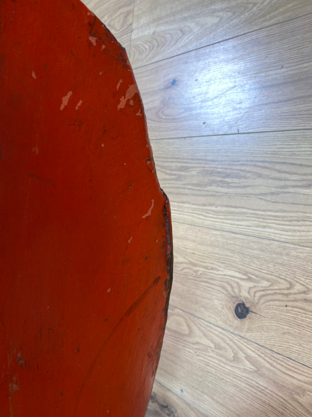 Boatwood by WMK # Besondere Sitzbank aus altem Boot I handgefertigtes & nachhaltiges Unikat in Originalfarbe I Bank Sofa Couch Küchenbank Sideboard Flur Holz Schiff Einbaum Möbel Bootsmöbel Loft Bench