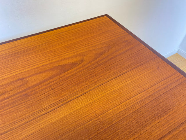 WMK # Skandinavischer ausziehbarer Mid-Century Designer Esstisch Roseto von Svante Skogh für Abra, aus Teakholz & Palisander # Tisch Holztisch Ausziehtisch Dining Table Danish Design Vintage Rosewood