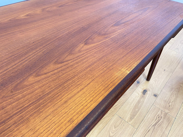 WMK # Skandinavischer ausziehbarer Mid-Century Designer Esstisch Roseto von Svante Skogh für Abra, aus Teakholz & Palisander # Tisch Holztisch Ausziehtisch Dining Table Danish Design Vintage Rosewood
