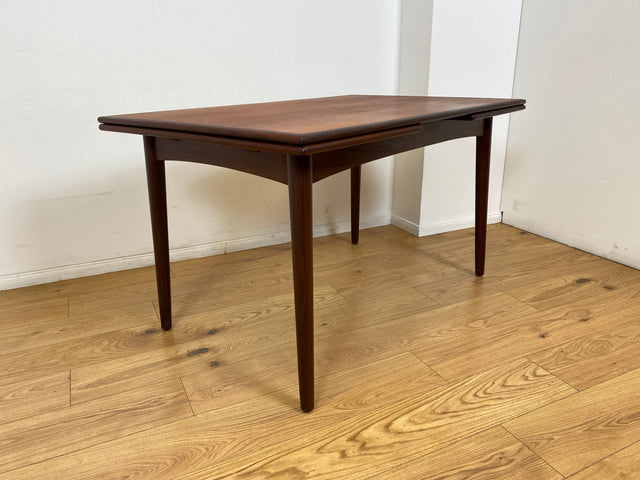 WMK # Skandinavischer ausziehbarer Mid-Century Designer Esstisch Roseto von Svante Skogh für Abra, aus Teakholz & Palisander # Tisch Holztisch Ausziehtisch Dining Table Danish Design Vintage Rosewood