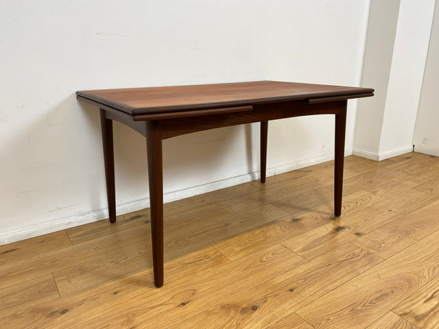 WMK # Skandinavischer ausziehbarer Mid-Century Designer Esstisch Roseto von Svante Skogh für Abra, aus Teakholz & Palisander # Tisch Holztisch Ausziehtisch Dining Table Danish Design Vintage Rosewood