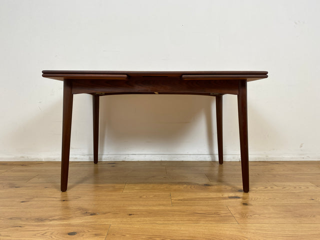 WMK # Skandinavischer ausziehbarer Mid-Century Designer Esstisch Roseto von Svante Skogh für Abra, aus Teakholz & Palisander # Tisch Holztisch Ausziehtisch Dining Table Danish Design Vintage Rosewood