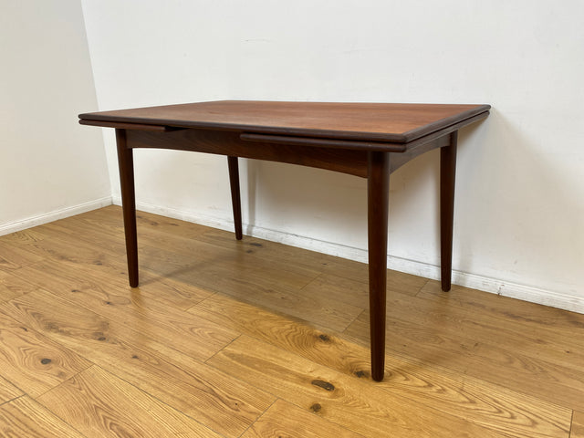 WMK # Skandinavischer ausziehbarer Mid-Century Designer Esstisch Roseto von Svante Skogh für Abra, aus Teakholz & Palisander # Tisch Holztisch Ausziehtisch Dining Table Danish Design Vintage Rosewood