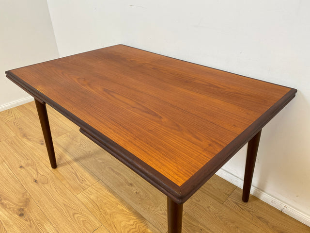 WMK # Skandinavischer ausziehbarer Mid-Century Designer Esstisch Roseto von Svante Skogh für Abra, aus Teakholz & Palisander # Tisch Holztisch Ausziehtisch Dining Table Danish Design Vintage Rosewood
