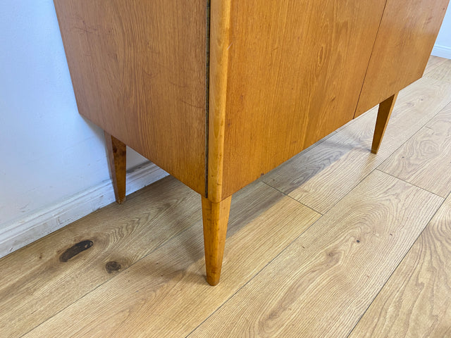WMK # Stilvolles & gut erhaltenes skandinavisches Mid-Century Kommode aus vollem Holz in Teak mit Schubladen # Schrank Kommode Sideboard Schuhschrank Wäschekommode Vintage 60er Danish Design Teakholz