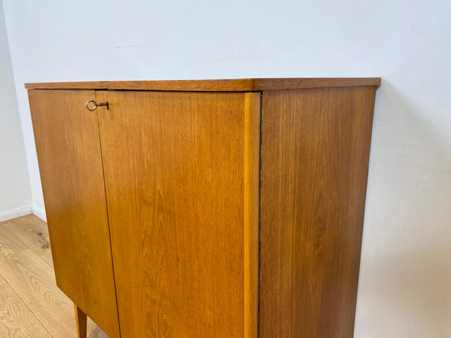WMK # Stilvolles & gut erhaltenes skandinavisches Mid-Century Kommode aus vollem Holz in Teak mit Schubladen # Schrank Kommode Sideboard Schuhschrank Wäschekommode Vintage 60er Danish Design Teakholz