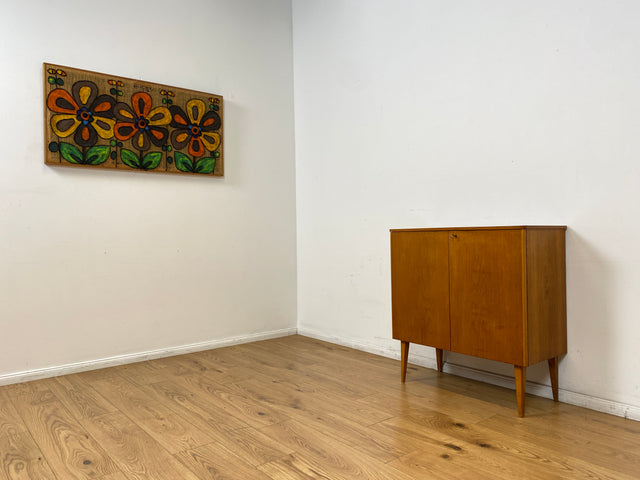 WMK # Stilvolles & gut erhaltenes skandinavisches Mid-Century Kommode aus vollem Holz in Teak mit Schubladen # Schrank Kommode Sideboard Schuhschrank Wäschekommode Vintage 60er Danish Design Teakholz