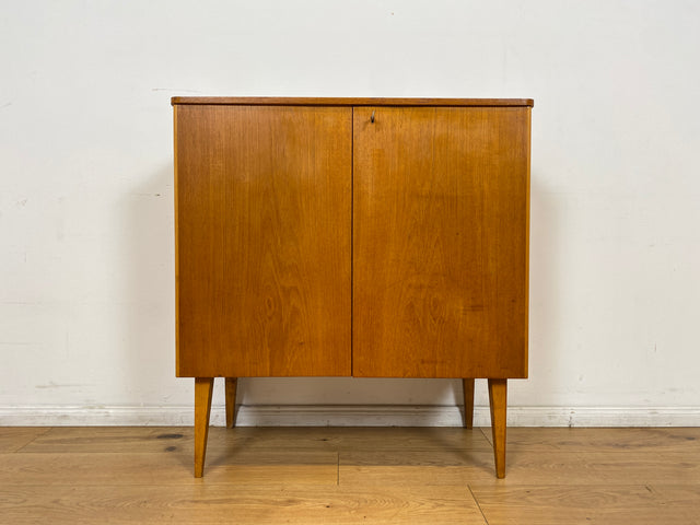WMK # Stilvolles & gut erhaltenes skandinavisches Mid-Century Kommode aus vollem Holz in Teak mit Schubladen # Schrank Kommode Sideboard Schuhschrank Wäschekommode Vintage 60er Danish Design Teakholz