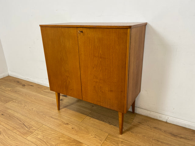 WMK # Stilvolles & gut erhaltenes skandinavisches Mid-Century Kommode aus vollem Holz in Teak mit Schubladen # Schrank Kommode Sideboard Schuhschrank Wäschekommode Vintage 60er Danish Design Teakholz