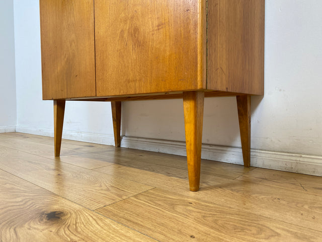 WMK # Stilvolles & gut erhaltenes skandinavisches Mid-Century Kommode aus vollem Holz in Teak mit Schubladen # Schrank Kommode Sideboard Schuhschrank Wäschekommode Vintage 60er Danish Design Teakholz