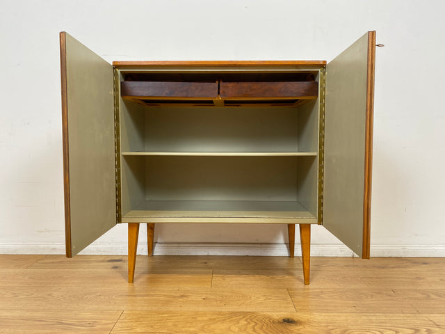 WMK # Stilvolles & gut erhaltenes skandinavisches Mid-Century Kommode aus vollem Holz in Teak mit Schubladen # Schrank Kommode Sideboard Schuhschrank Wäschekommode Vintage 60er Danish Design Teakholz