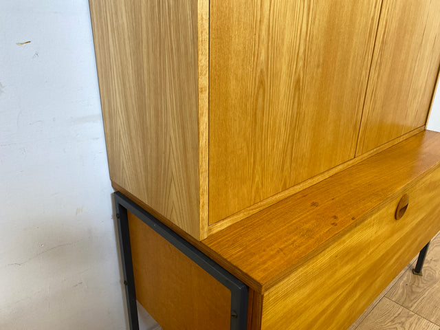 Hochwertiges modulares Designer Regalsystem 430 in Sen Esche I Joachim Nebelung für VEB Hellerau I Highboard Schrank Bücherschrank Sideboard Mid-Century Vintage DDR 60er 70er I