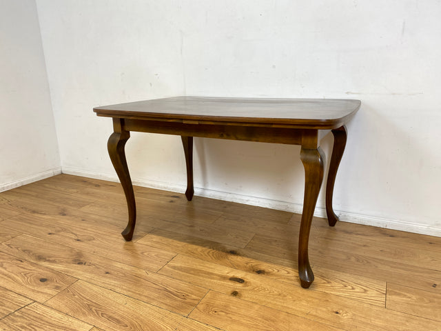 Sehr eleganter dunkler ausziehbarer 50er Jahre Chippendale Esstisch von Max Böhme I Tisch Holztisch Esszimmertisch Küchentisch Dining Table Mid-Century Vintage Barock I