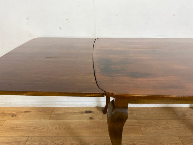 Sehr eleganter dunkler ausziehbarer 50er Jahre Chippendale Esstisch von Max Böhme I Tisch Holztisch Esszimmertisch Küchentisch Dining Table Mid-Century Vintage Barock I
