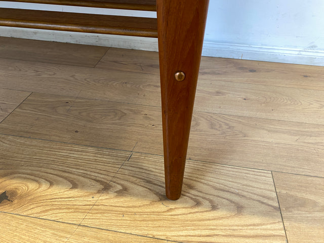 Stilvoller skandinavischer Designer Salontisch Trioh von Kai Kristiansen I auszieh- und höhenverstellbar I Teakholz I Wohnzimmertisch Couchtisch Esstisch Tisch Danish Design Mid-Century Vintage I