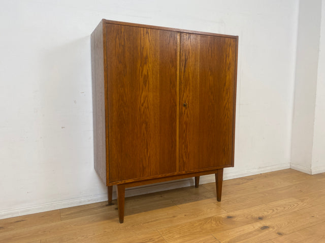 Kultiger Mid-Century Wäscheschrank Typ 602/B von Franz Ehrlich für VEB Hellerau aus 1963 in Eiche