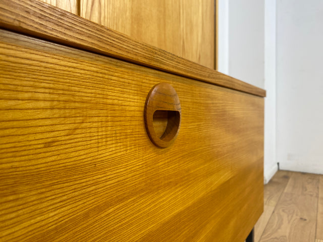 Hochwertiges modulares Designer Regalsystem 430 in Sen Esche I Joachim Nebelung für VEB Hellerau I Highboard Schrank Bücherschrank Sideboard Mid-Century Vintage DDR 60er 70er I