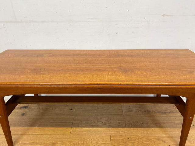 Stilvoller skandinavischer Designer Salontisch Trioh von Kai Kristiansen I auszieh- und höhenverstellbar I Teakholz I Wohnzimmertisch Couchtisch Esstisch Tisch Danish Design Mid-Century Vintage I