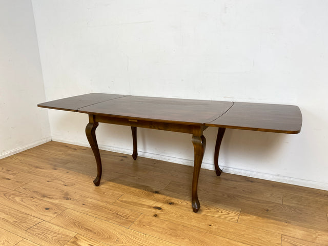 Sehr eleganter dunkler ausziehbarer 50er Jahre Chippendale Esstisch von Max Böhme I Tisch Holztisch Esszimmertisch Küchentisch Dining Table Mid-Century Vintage Barock I