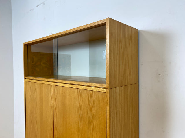 Hochwertiges modulares Designer Regalsystem 430 in Sen Esche I Joachim Nebelung für VEB Hellerau I Highboard Schrank Bücherschrank Sideboard Mid-Century Vintage DDR 60er 70er I