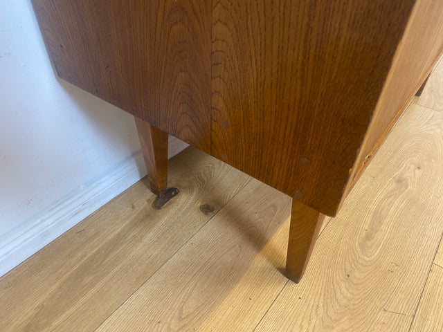 Kultiger Mid-Century Wäscheschrank Typ 602/B von Franz Ehrlich für VEB Hellerau aus 1963 in Eiche