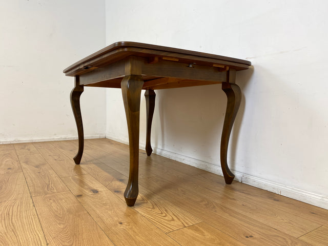 Sehr eleganter dunkler ausziehbarer 50er Jahre Chippendale Esstisch von Max Böhme I Tisch Holztisch Esszimmertisch Küchentisch Dining Table Mid-Century Vintage Barock I
