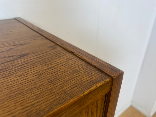 Kultiger Mid-Century Wäscheschrank Typ 602/B von Franz Ehrlich für VEB Hellerau aus 1963 in Eiche