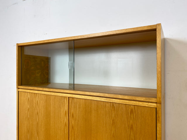 Hochwertiges modulares Designer Regalsystem 430 in Sen Esche I Joachim Nebelung für VEB Hellerau I Highboard Schrank Bücherschrank Sideboard Mid-Century Vintage DDR 60er 70er I