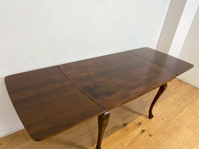 Sehr eleganter dunkler ausziehbarer 50er Jahre Chippendale Esstisch von Max Böhme I Tisch Holztisch Esszimmertisch Küchentisch Dining Table Mid-Century Vintage Barock I