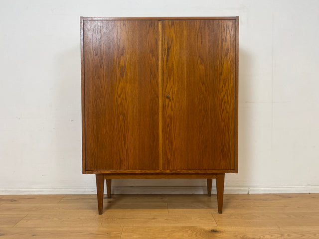 Kultiger Mid-Century Wäscheschrank Typ 602/B von Franz Ehrlich für VEB Hellerau aus 1963 in Eiche