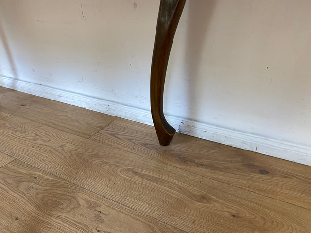 Sehr eleganter dunkler ausziehbarer 50er Jahre Chippendale Esstisch von Max Böhme I Tisch Holztisch Esszimmertisch Küchentisch Dining Table Mid-Century Vintage Barock I