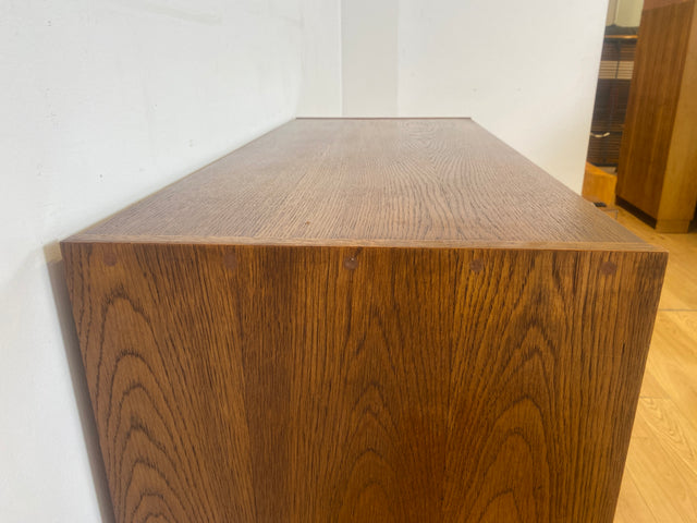 Kultiger Mid-Century Wäscheschrank Typ 602/B von Franz Ehrlich für VEB Hellerau aus 1963 in Eiche