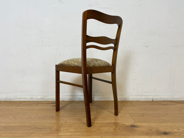 WMK I 1/2 Klassischer 30er Jahre Küchenstuhl aus Buche mit freundlichem Originalbezug und Federkernsitz I Stuhl Esszimmerstuhl Holzstuhl Dining Chair Antik Art Deco Vintage I Berlin Frankfurt Bremen