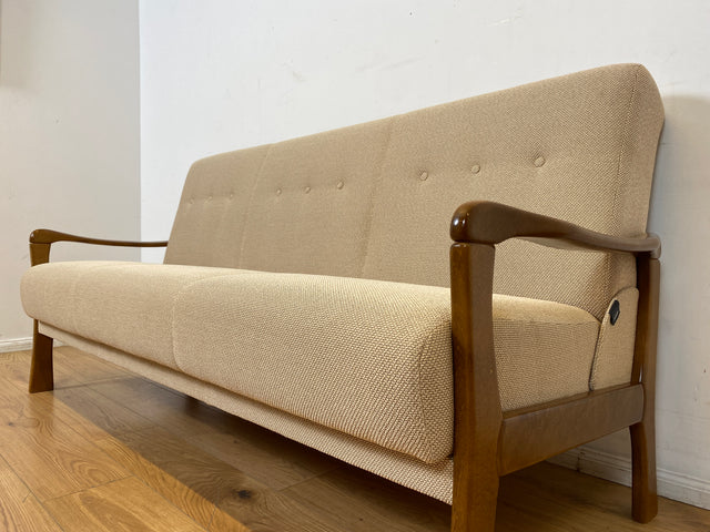 WMK I Hochwertiges Designer Sofa von Joop mit Schlaffunktion & Bettwäschefach I Couch Schlafsofa Schlafcouch Klappsofa Klappcouch Daybed Sitzgarnitur Polstergarnitur Vintage I Berlin München Leipzig