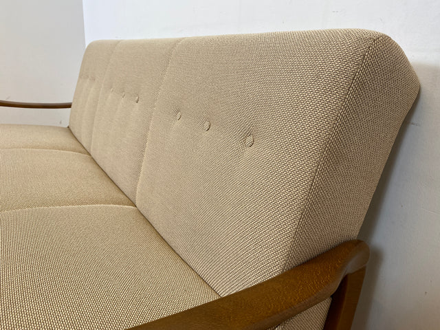 WMK I Hochwertiges Designer Sofa von Joop mit Schlaffunktion & Bettwäschefach I Couch Schlafsofa Schlafcouch Klappsofa Klappcouch Daybed Sitzgarnitur Polstergarnitur Vintage I Berlin München Leipzig