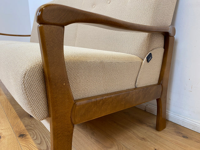 WMK I Hochwertiges Designer Sofa von Joop mit Schlaffunktion & Bettwäschefach I Couch Schlafsofa Schlafcouch Klappsofa Klappcouch Daybed Sitzgarnitur Polstergarnitur Vintage I Berlin München Leipzig