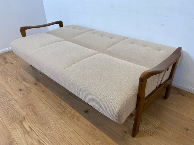 WMK I Hochwertiges Designer Sofa von Joop mit Schlaffunktion & Bettwäschefach I Couch Schlafsofa Schlafcouch Klappsofa Klappcouch Daybed Sitzgarnitur Polstergarnitur Vintage I Berlin München Leipzig