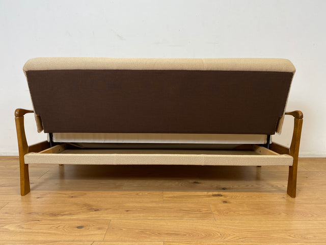 WMK I Hochwertiges Designer Sofa von Joop mit Schlaffunktion & Bettwäschefach I Couch Schlafsofa Schlafcouch Klappsofa Klappcouch Daybed Sitzgarnitur Polstergarnitur Vintage I Berlin München Leipzig
